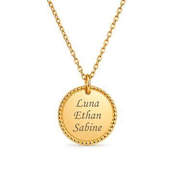 Colgante vintage de oro chapado - 2353