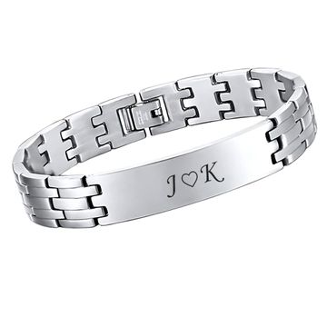 Pulsera personalizada de acero inoxidable - 2930