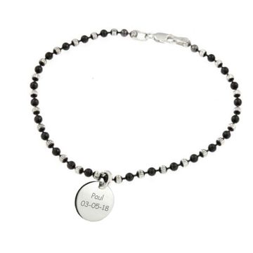 Pulsera de plata con grabado - 1749