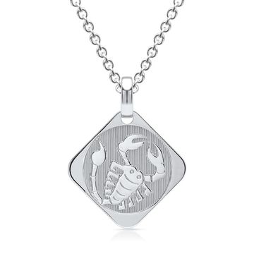 Colgante de plata signo del zodiaco Escorpio - 0928