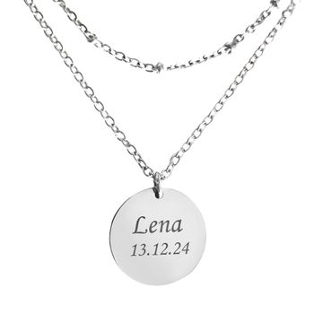 Collar de doble capa personalizable - 2436