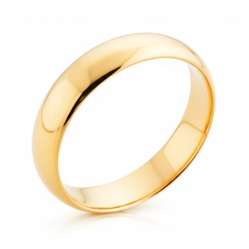 Anillo chapado en oro con grabado - 2709