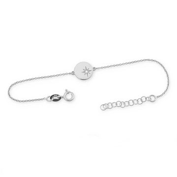 Pulsera diamante con grabado - 2310