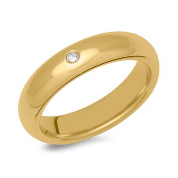 Anillo circonita con grabado - 1436