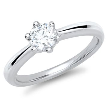 Anillo circonita plata con grabado - 1378