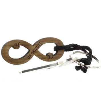 Llavero infinito con grabado - 2048