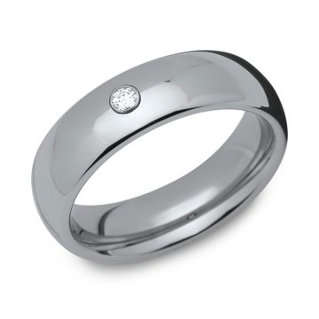 Anillo de tungsteno con grabado - 0410