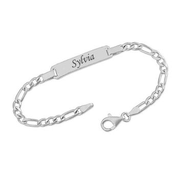 Esclava de plata con grabado - 0214