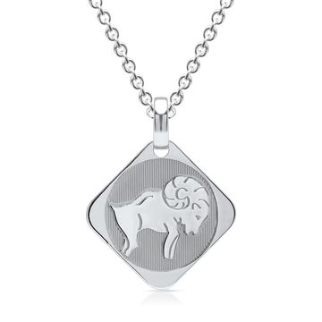 Colgante de plata signo del zodiaco Aries - 0921