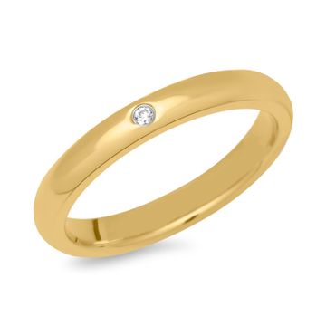 Anillo circonita con grabado - 1439