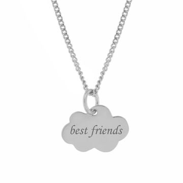 Colgante nube de plata personalizable - 2351