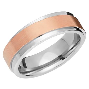 Anillo de acero inoxidable con grabado - 1009