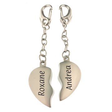 Llaveros de acero inoxidable con grabado - 1896