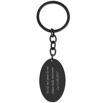 Llavero de acero inoxidable con grabado - 2094