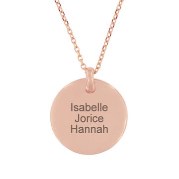 Colgante chapado en oro rosa - 2359