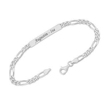 Esclava de plata con grabado - 0213