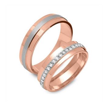 Alianzas de plata con grabado - 1284