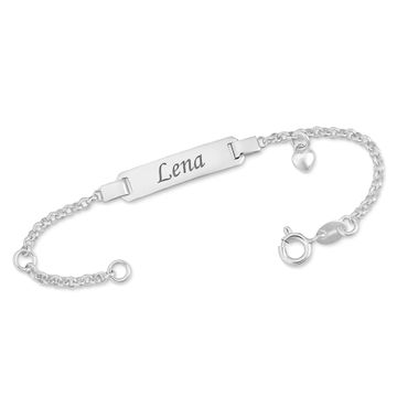 Esclava de plata con grabado - 1098