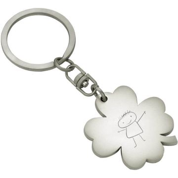 Llavero trébol con su diseño - 2631