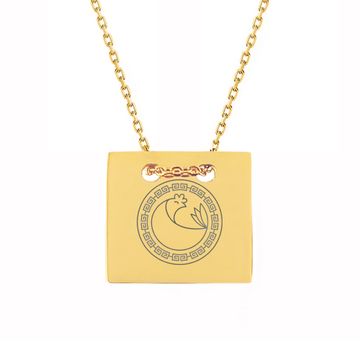 Colgante de acero inoxidable con el signo zodiacal - 2872