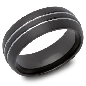 Anillo Wolframio con grabado - 1474