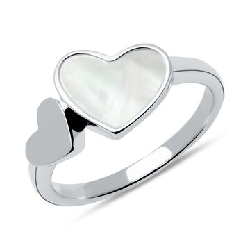 Anillo corazones plata con grabado – 2237 