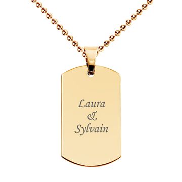 Chapa de acero inoxidable con grabado - 1975