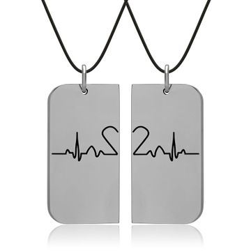 Colgantes de acero inoxidable con grabado - 1510