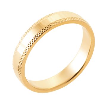 Anillo dorado con grabado - 2909