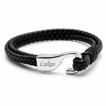 Pulsera de cuero con grabado - 1138