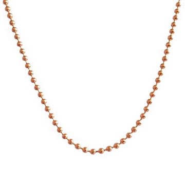 Cadena de bolas de acero noxidable rosado 2,35 mm - 2602
