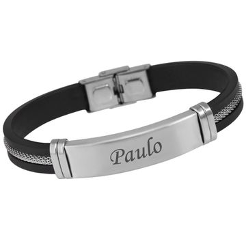 Pulsera de caucho con grabado - 1945