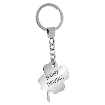 Llavero trébol de la suerte con grabado - 2532