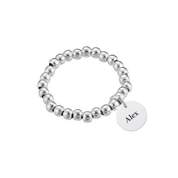 Anillo de plata con grabado - 2192