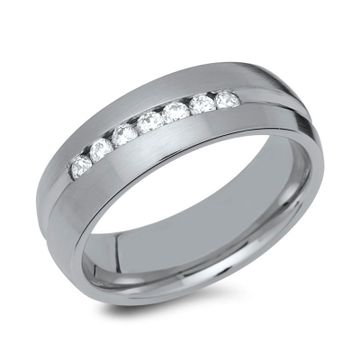 Anillo circonita con grabado - 1441