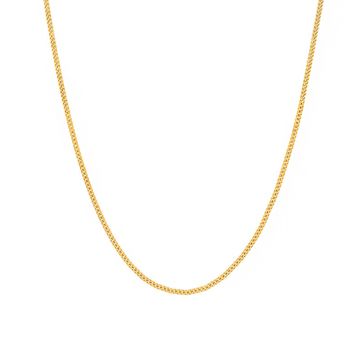 Cadena barbada dorada 1mm - 2614