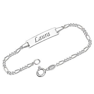 Esclava de plata con grabado - 0892