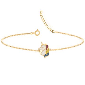 Pulsera de unicornio con grabado - 2423