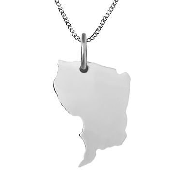 Colgante de plata Guayana Francesa - 2551