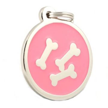 Placa identificativa para Perros rosa - 2064