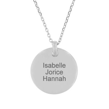 Colgante de plata personalizable - 2360
