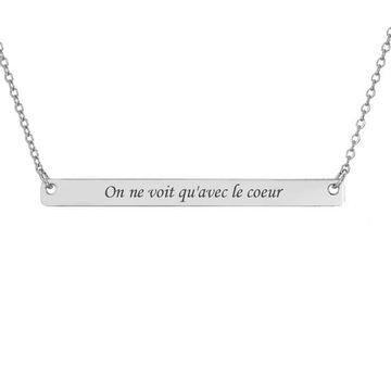 Colgante de acero inoxidable con grabado - 2111