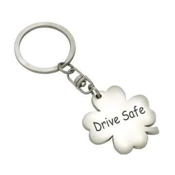 Llavero trébol con grabado - 1940