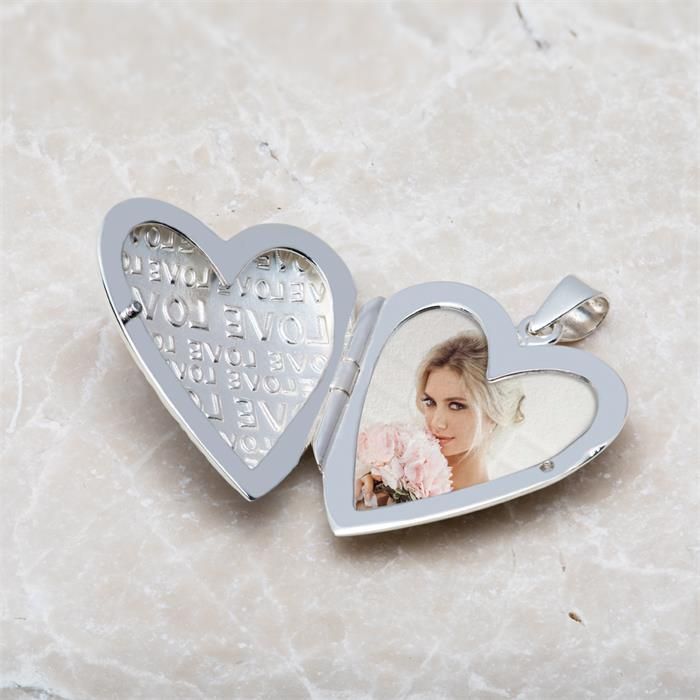 Collar Con Dije De Medallón De Plata De Ley 925 Personalizado Con Foto